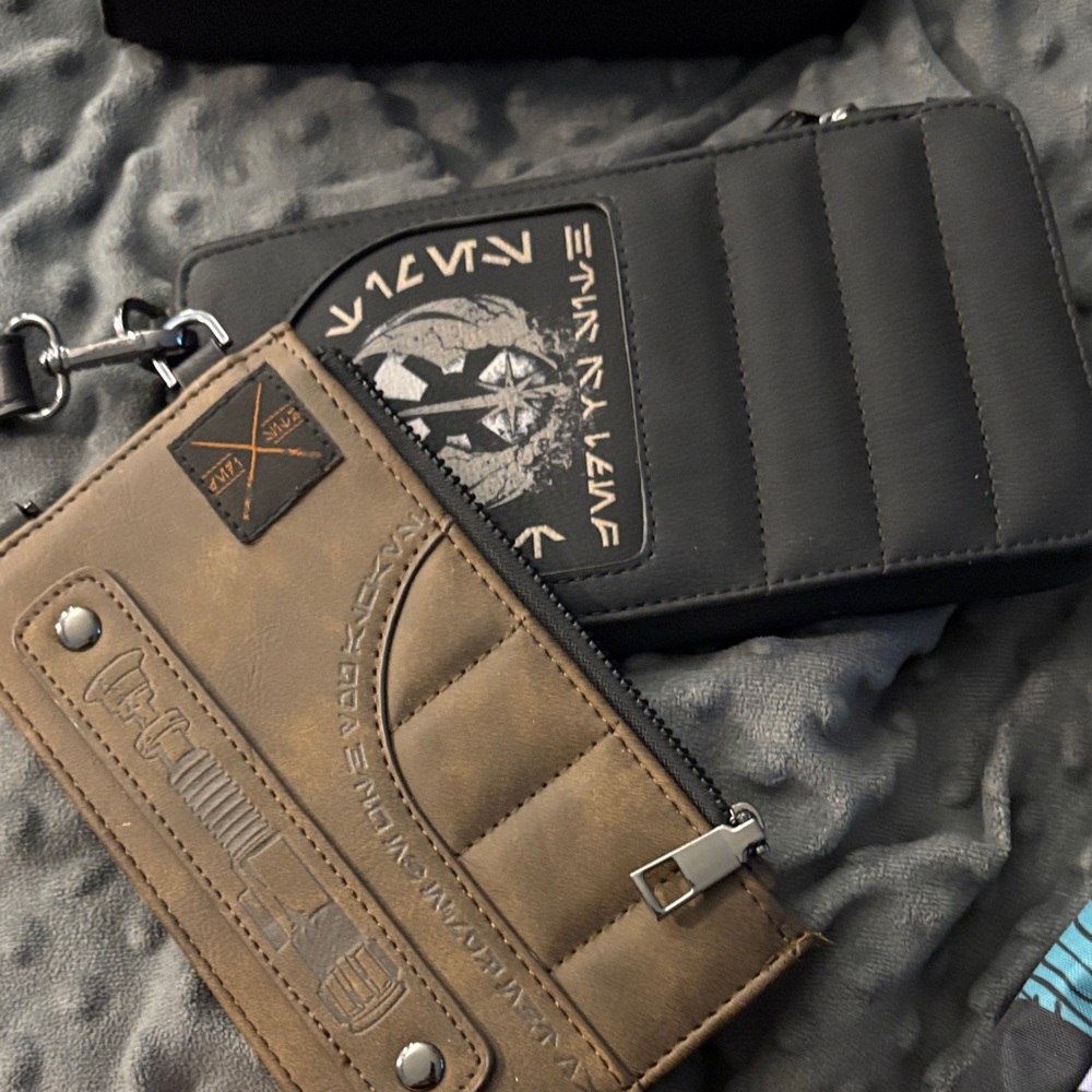 Stylish Black and Brown Men's Bag Set